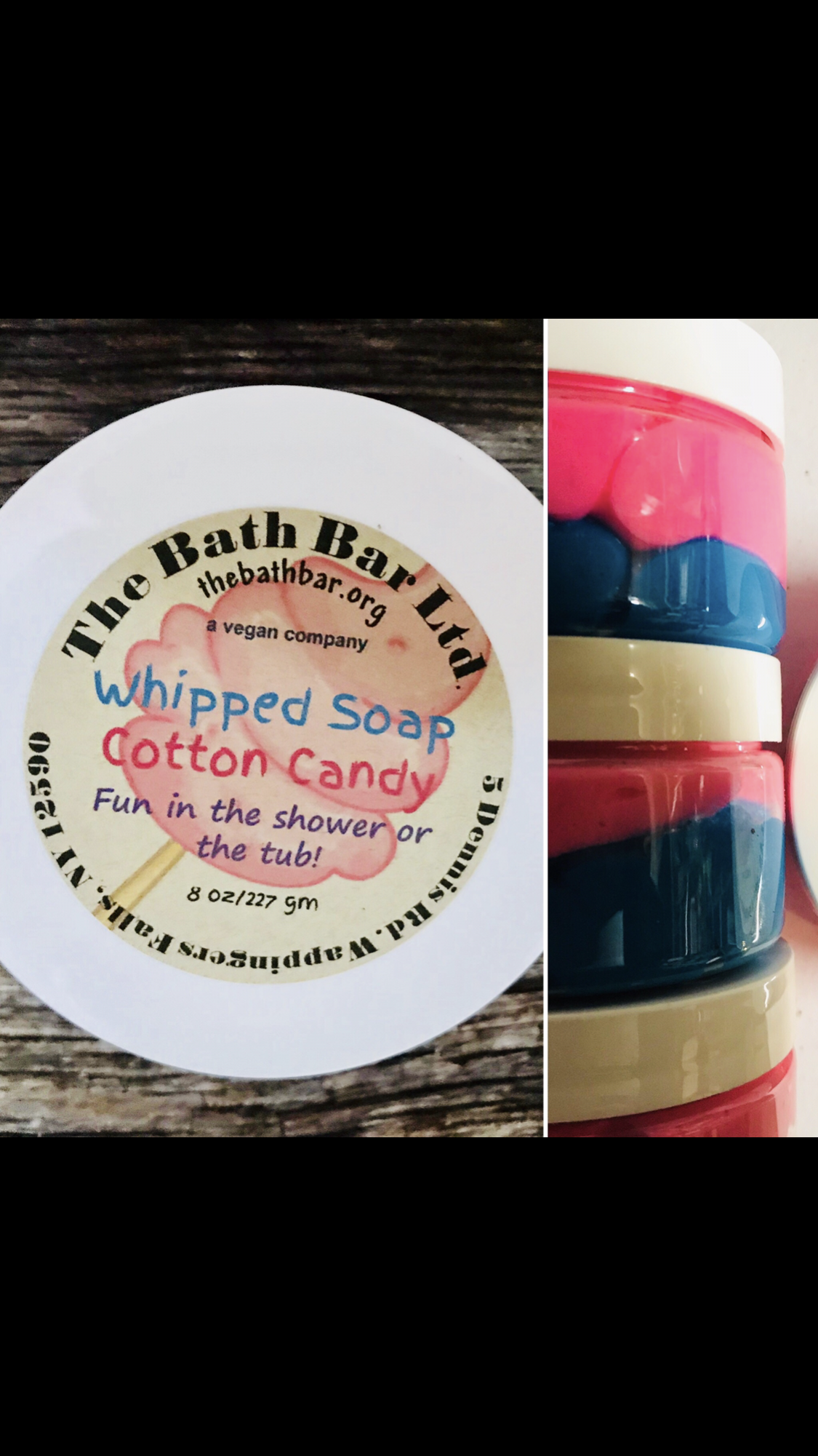 Cotton Candy Whipped Soap image 0