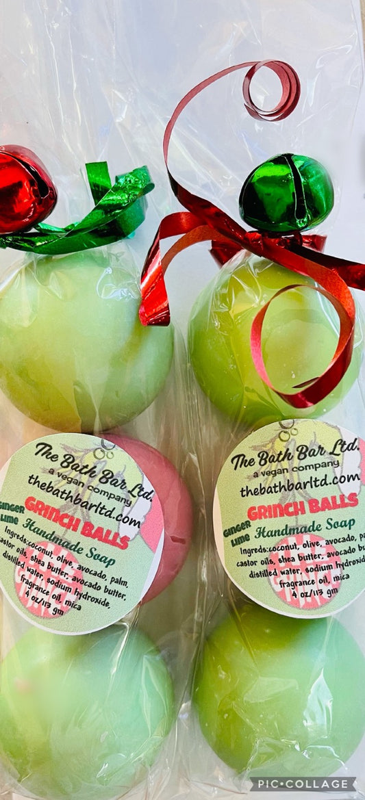 Grinch Balls! Hand and Body Soaps image 0