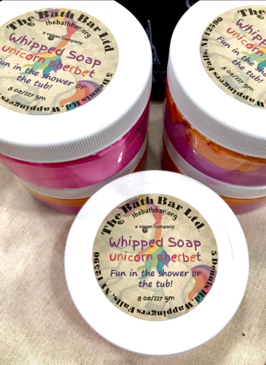 Unicorn Sherbet Whipped Soap image 0