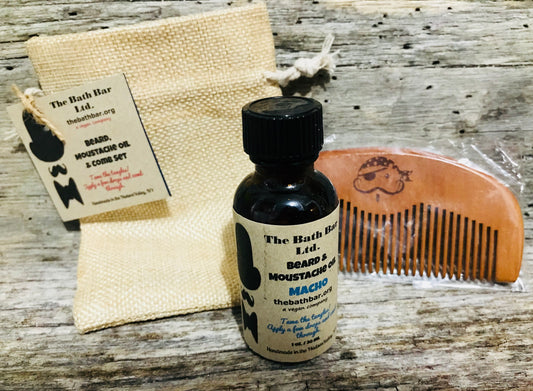 Beard and Moustache Oil Set image 0