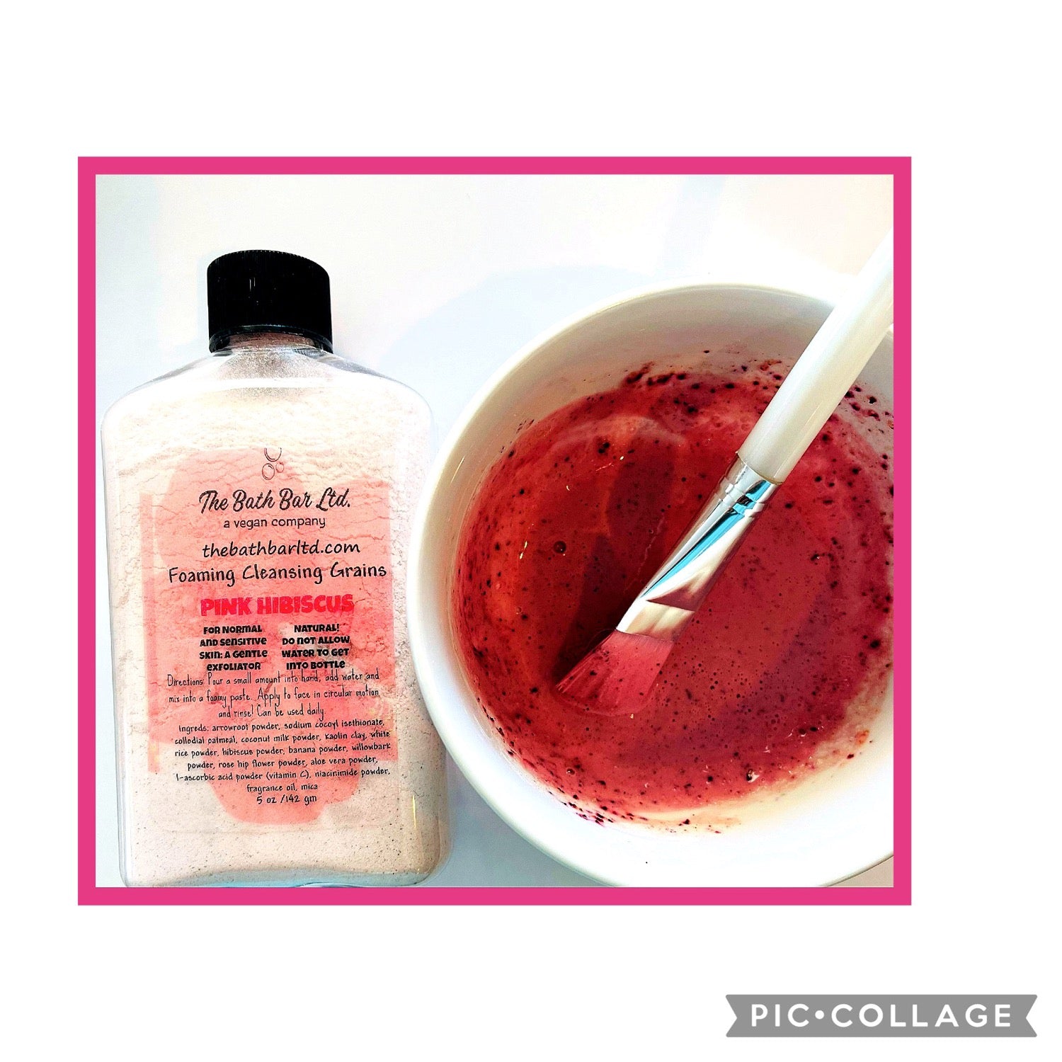 Pink Hibiscus Foaming Cleansing Grains image 0